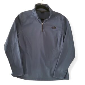 THE NORTH FACE Tech Glazier Perewinkle Blue ½ Zip Pull-Over Sweater/Jacket‎ SZ L